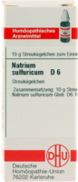 NATRIUM SULFURICUM D 6 Globuli