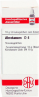 ABROTANUM D 4 Globuli
