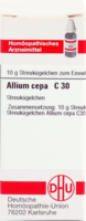 ALLIUM CEPA C 30 Globuli