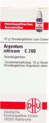 ARGENTUM NITRICUM C 200 Globuli