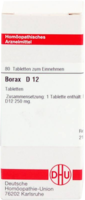 BORAX D 12 Tabletten