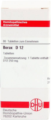 BORAX D 12 Tabletten