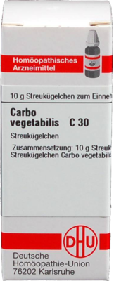 CARBO VEGETABILIS C 30 Globuli