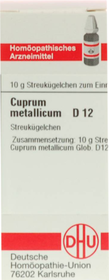 CUPRUM METALLICUM D 12 Globuli