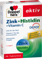DOPPELHERZ Zink 15 mg+Histidin+Vit.C Depot aktiv