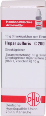 HEPAR SULFURIS C 200 Globuli