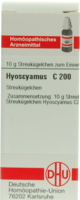 HYOSCYAMUS C 200 Globuli