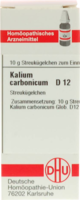 KALIUM CARBONICUM D 12 Globuli