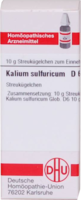 KALIUM SULFURICUM D 6 Globuli