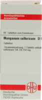 MANGANUM SULFURICUM D 6 Tabletten