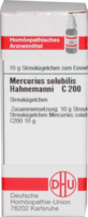MERCURIUS SOLUBILIS Hahnemanni C 200 Globuli