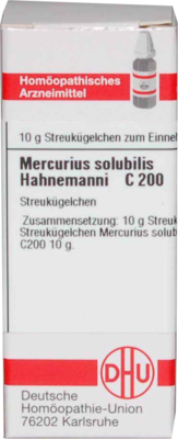 MERCURIUS SOLUBILIS Hahnemanni C 200 Globuli
