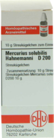 MERCURIUS SOLUBILIS Hahnemanni D 200 Globuli