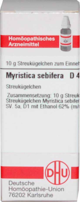 MYRISTICA SEBIFERA D 4 Globuli