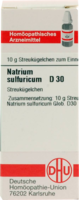 NATRIUM SULFURICUM D 30 Globuli