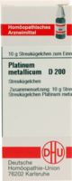 PLATINUM METALLICUM D 200 Globuli