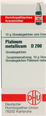 PLATINUM METALLICUM D 200 Globuli
