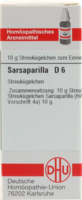 SARSAPARILLA D 6 Globuli