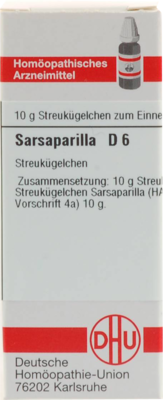 SARSAPARILLA D 6 Globuli