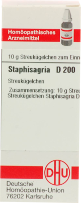 STAPHISAGRIA D 200 Globuli