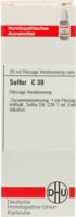 SULFUR C 30 Dilution