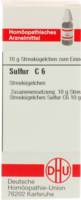 SULFUR C 6 Globuli