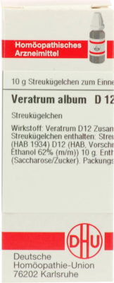 VERATRUM ALBUM D 12 Globuli