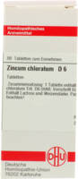 ZINCUM CHLORATUM D 6 Tabletten