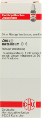 ZINCUM METALLICUM D 6 Dilution