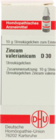 ZINCUM VALERIANICUM D 30 Globuli