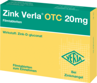 ZINK VERLA OTC 20 mg Filmtabletten