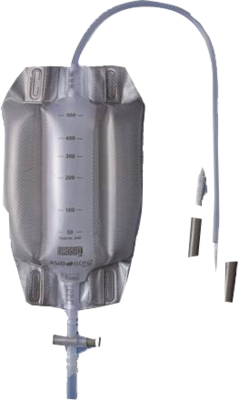 BEINBEUTEL 750 ml 50 cm steril Schlauch kürzbar