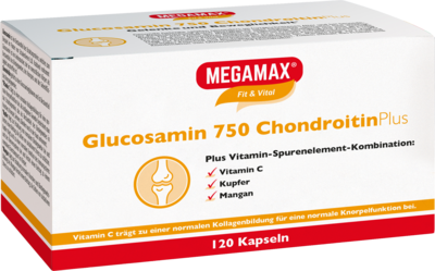 GLUCOSAMIN 750 Chondroitin Plus Megamax Kapseln