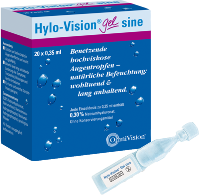 HYLO-VISION Gel sine Einzeldosispipetten