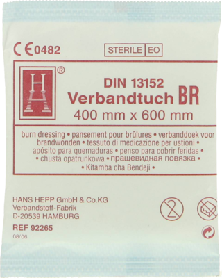 BRANDWUNDEN VERBANDTUCH 40x60cm steril