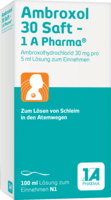 AMBROXOL 30 Saft-1A Pharma