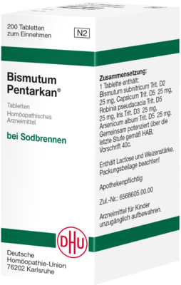 BISMUTUM PENTARKAN Tabletten