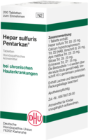 HEPAR SULFURIS PENTARKAN Tabletten