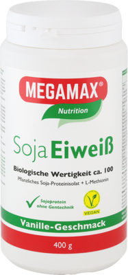 MEGAMAX Soja Eiweiß Vanille Pulver