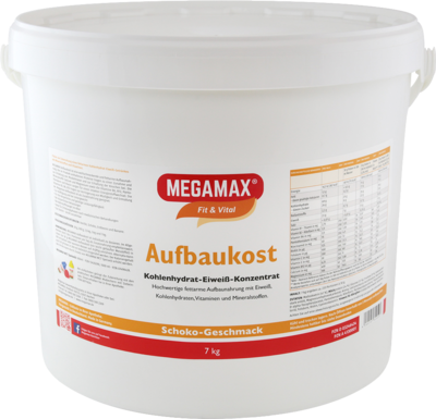 MEGAMAX Aufbaukost Schoko Pulver