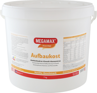MEGAMAX Aufbaukost Vanille Pulver