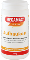 MEGAMAX Aufbaukost Erdbeere Pulver