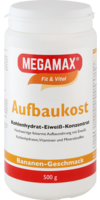 MEGAMAX Aufbaukost Banane Pulver