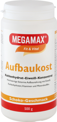 MEGAMAX Aufbaukost Schoko Pulver