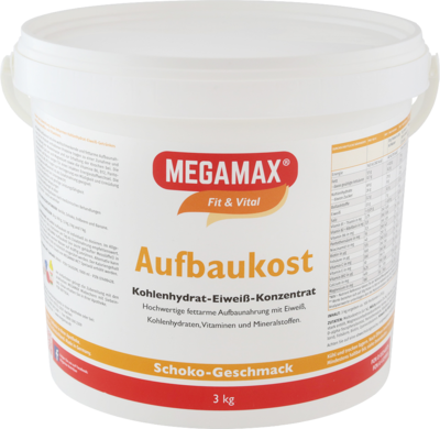 MEGAMAX Aufbaukost Schoko Pulver