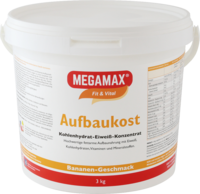 MEGAMAX Aufbaukost Banane Pulver