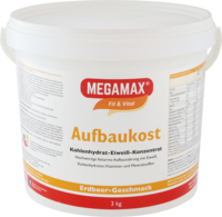 MEGAMAX Aufbaukost Erdbeere Pulver