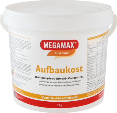 MEGAMAX Aufbaukost Vanille Pulver
