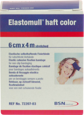 ELASTOMULL haft color 6 cmx4 m Fixierb.blau