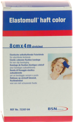 ELASTOMULL haft color 8 cmx4 m Fixierb.blau